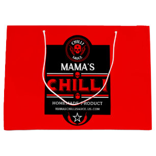 Bolsa De Regalo Grande Salsa de chile hecha en casa
