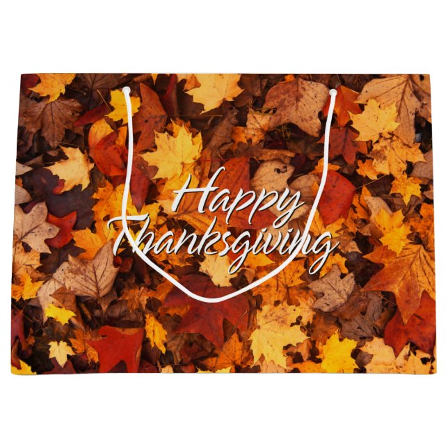 Bolsa De Regalo Grande Saltos de otoño 6 (Anverso)