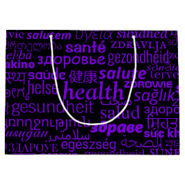 Bolsa De Regalo Grande Salud - Internacional de varios idiomas - Ser salu
