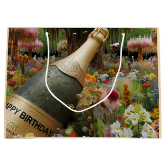 Bolsa De Regalo Grande Saludo de cumpleaños de Natasha Us