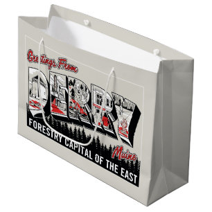 Bolsa De Regalo Grande Saludo De Derry Maine