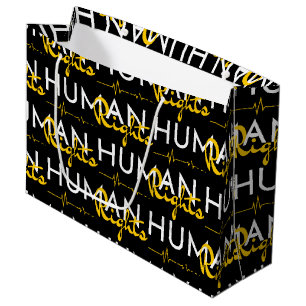 Bolsa De Regalo Grande Salvamento de los derechos humanos