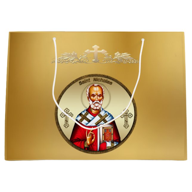 Bolsa De Regalo Grande San Nicolás (Anverso)