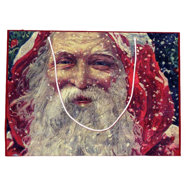 Bolsa De Regalo Grande San Nicolás de estilo victoriano (Reverso)