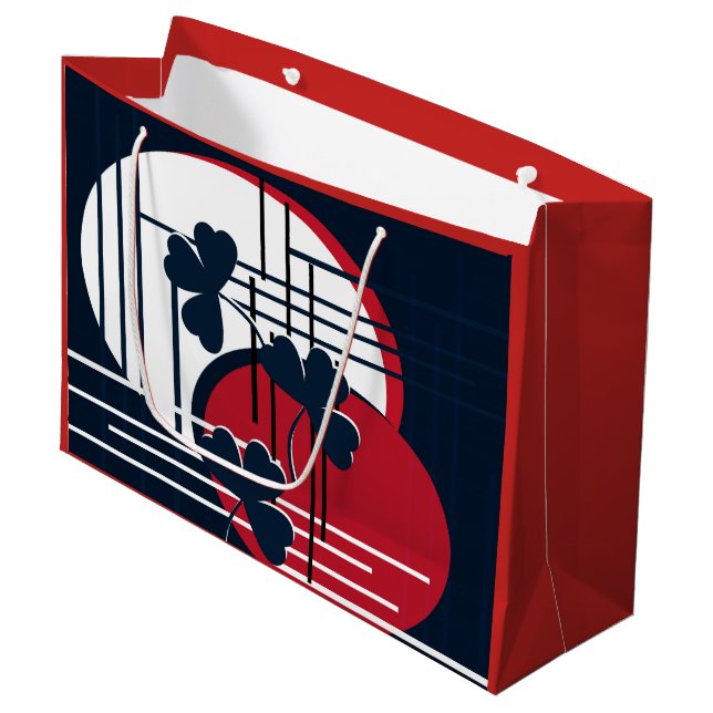 Bolsa De Regalo Grande San Patricio, abstracción (Angulo Anverso)