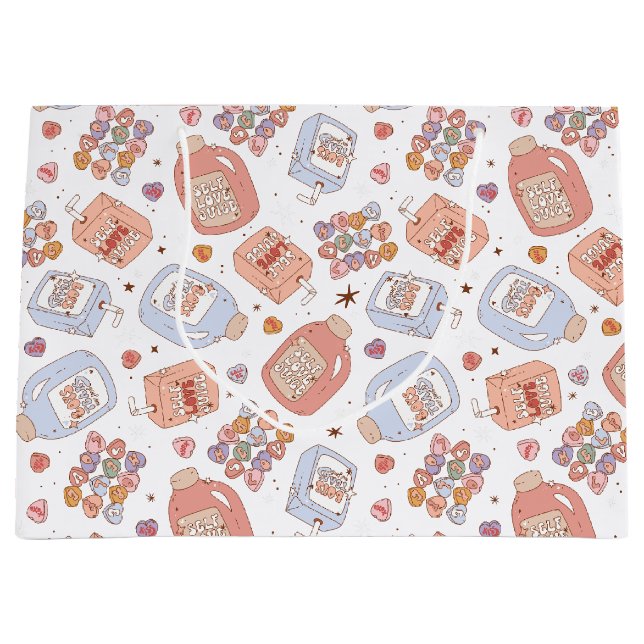 Bolsa De Regalo Grande San Valentín Retro (Anverso)