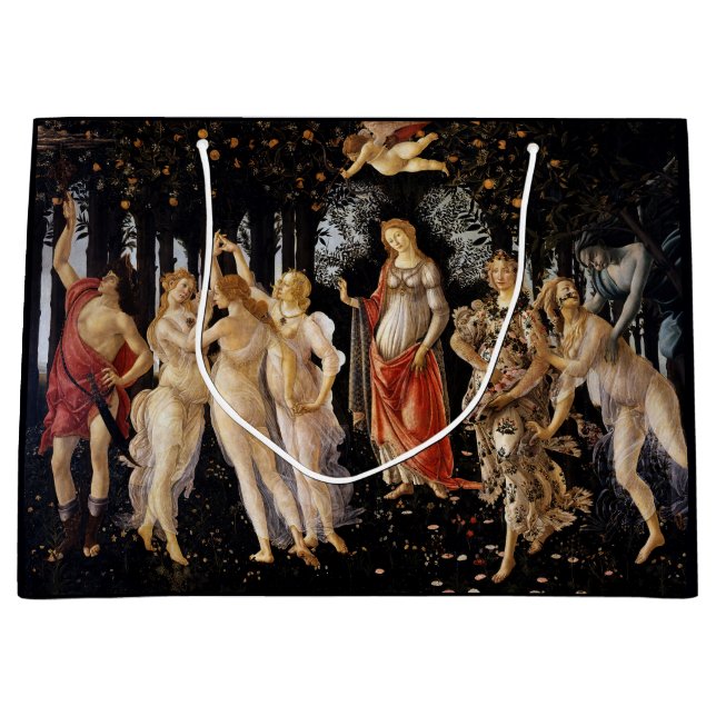 Bolsa De Regalo Grande Sandro Botticelli - La Primavera (Anverso)