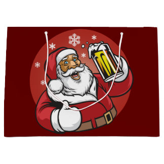 Bolsa De Regalo Grande Santa Beer