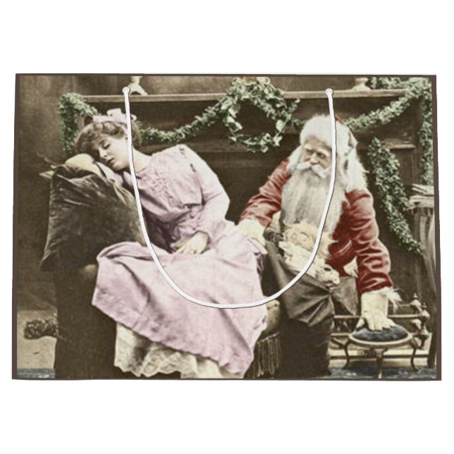 Bolsa De Regalo Grande Santa Enojo (Anverso)