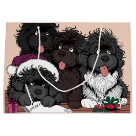 Bolsa De Regalo Grande Santa List, comprobándolo dos veces