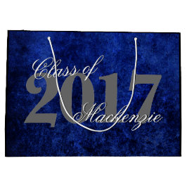 Bolsa De Regalo Grande Sapphire Grad | Blue Royal Cobalt Azure Year