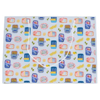 Bolsa De Regalo Grande Sardines and Lemons