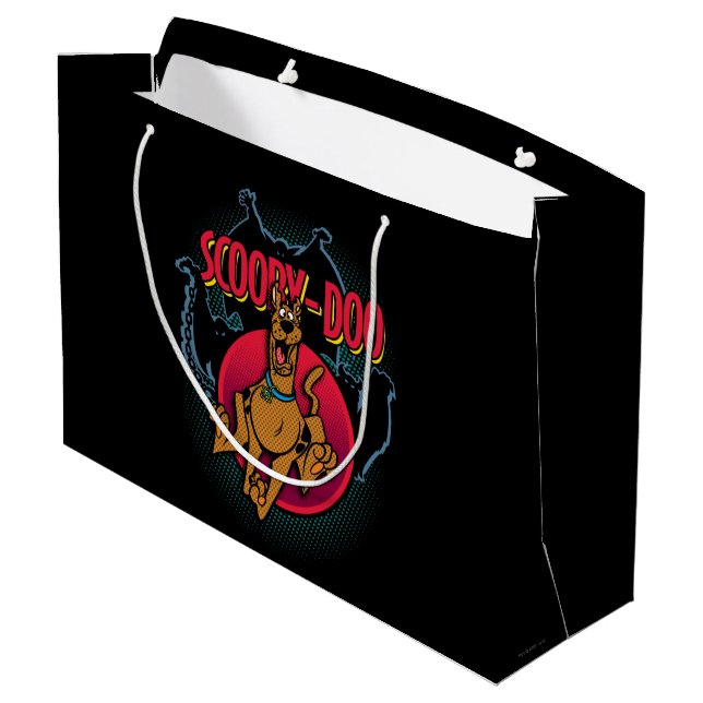 Bolsa De Regalo Grande Scooby-Doo Running From Ghosts Graphic (Angulo reverso)