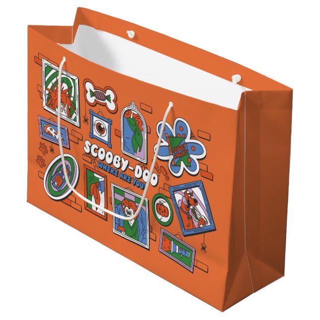 Bolsa De Regalo Grande Scooby-Doo Wall of Halloween Picture Frames (Angulo Anverso)