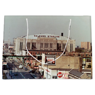Bolsa De Regalo Grande Sede del Concierto del Estadio de Chicago Vintage