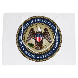 Bolsa De Regalo Grande Sello de Misisipi (Estado de los Estados Unidos)