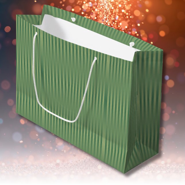 Bolsa De Regalo Grande Sencillo degradado verde de salvia de oliva de épo (Subido por el creador)