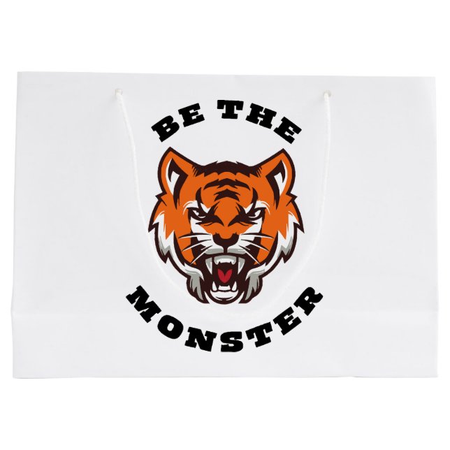 BOLSA DE REGALO GRANDE SER EL MONSTRUO (Reverso)