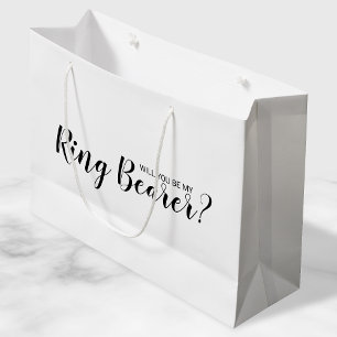 Bolsa De Regalo Grande ¿Serás Mi Anillo? Propuesta moderna
