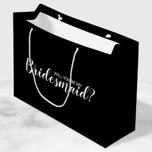Bolsa De Regalo Grande ¿Serás Mi Novia? Propuesta moderna
