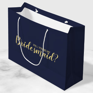Bolsa De Regalo Grande ¿Serás Mi Novia? Propuesta moderna