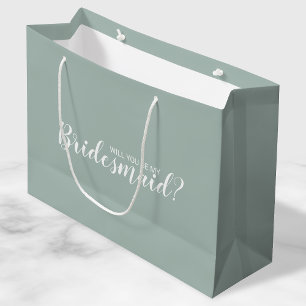 Bolsa De Regalo Grande ¿Serás Mi Novia? Propuesta moderna