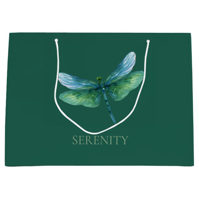 Bolsa De Regalo Grande Serenity Dragonfly (Anverso)