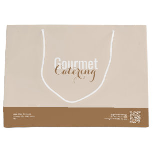 Bolsa De Regalo Grande Servicio de Catering Gourmet