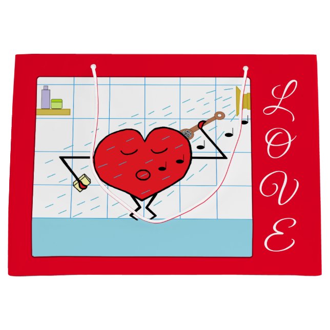 Bolsa De Regalo Grande Shower You with Love: (Anverso)