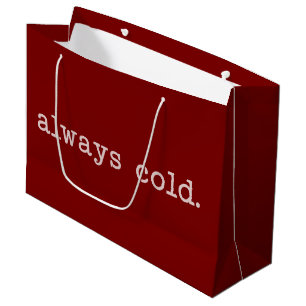 Bolsa De Regalo Grande Siempre Frío Lindo Invierno Divertido Frío Navidad