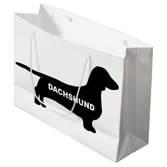 Bolsa De Regalo Grande silo conocido del dachshund (Angulo Anverso)