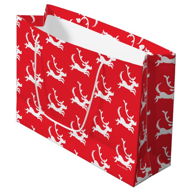 Bolsa De Regalo Grande Silueta de Max el Reno (Angulo Anverso)