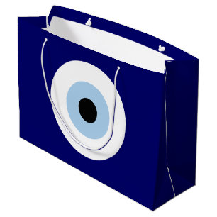Bolsa De Regalo Grande Símbolo azul malvado Ojo Buena suerte y protección