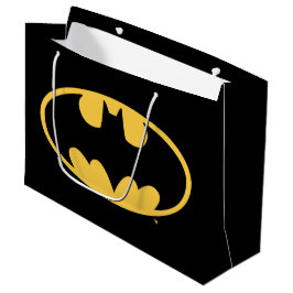 Bolsa De Regalo Grande Símbolo de Batman | Logotipo ovalado