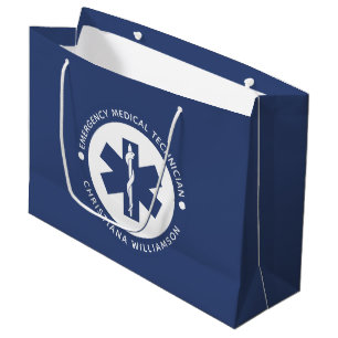 Bolsa De Regalo Grande Símbolo de EMT personalizado Técnico Médico de Eme