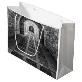 Bolsa De Regalo Grande Simetría en blanco y negro