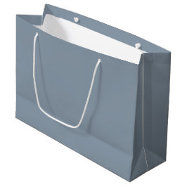Bolsa De Regalo Grande Simple dusty dove blue color