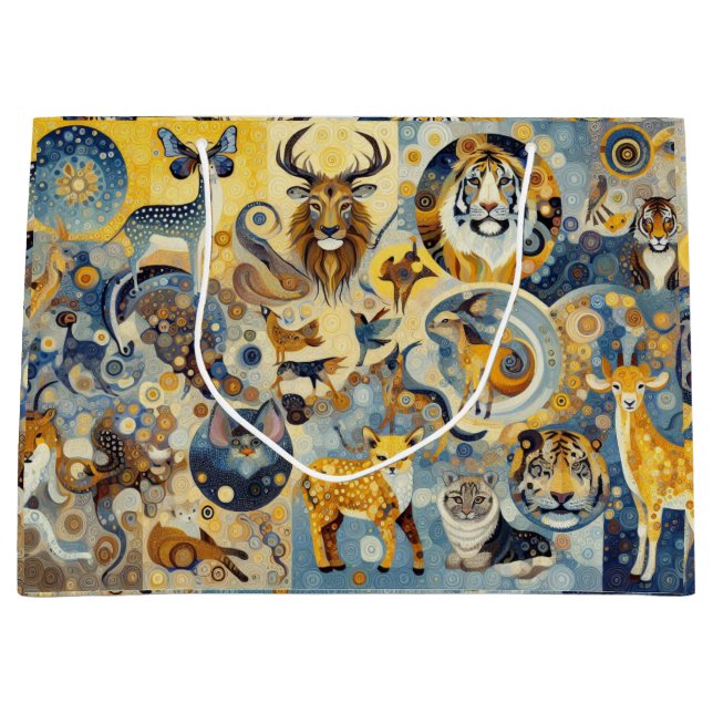 Bolsa De Regalo Grande "Sinfonía de la naturaleza" (Anverso)