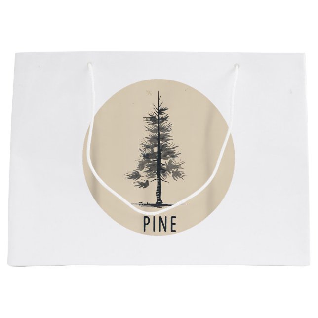 Bolsa De Regalo Grande Single Pine Tree Outfit (Anverso)