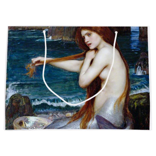 Bolsa De Regalo Grande Sirena, John William Waterhouse (Anverso)