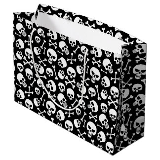 Bolsa De Regalo Grande Skull y Crossbone