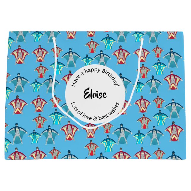 Bolsa De Regalo Grande Skydiving (Anverso)