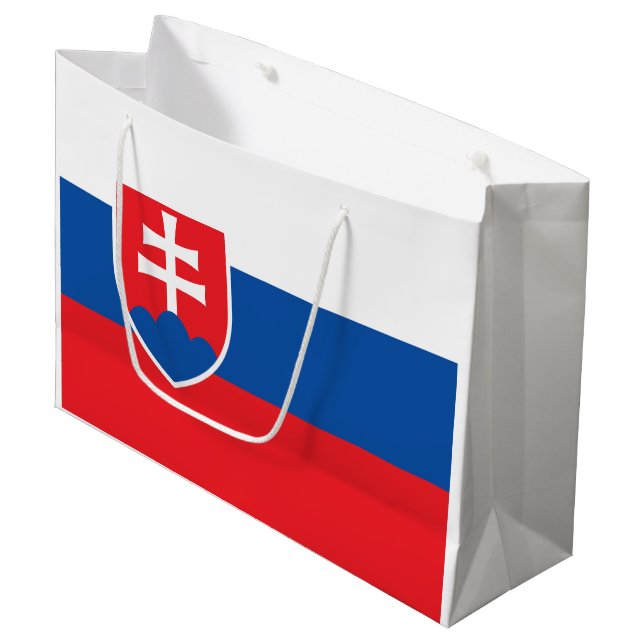 Bolsa De Regalo Grande Slovakia Flag (Angulo Anverso)
