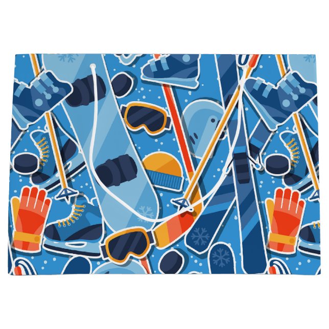 Bolsa De Regalo Grande Snowboarder (Anverso)