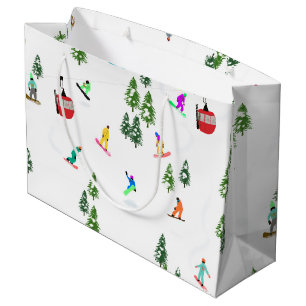 Bolsa De Regalo Grande Snowboarder moderno Snowboard
