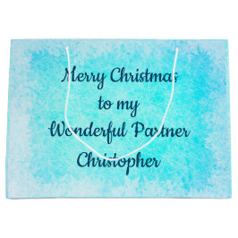 Bolsa De Regalo Grande Socio de Navidades Personalizados