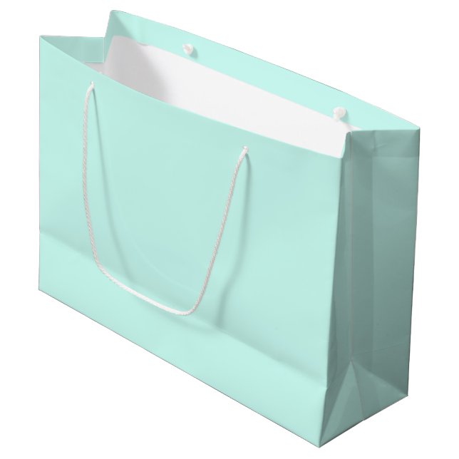 Bolsa De Regalo Grande Solid cameo green mint soft turquoise (Angulo Anverso)