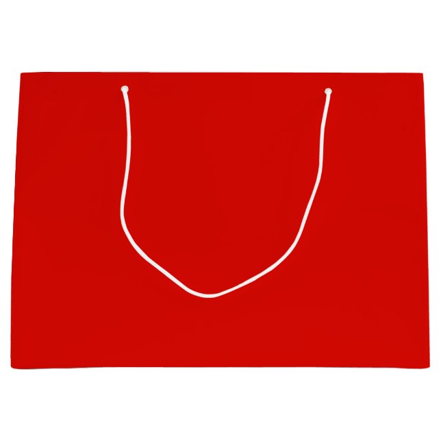 Bolsa De Regalo Grande Sólido rojo holgado (Anverso)