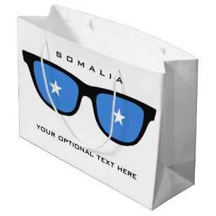 Bolsa De Regalo Grande Somalia Shades personalizado texto y bolso de rega