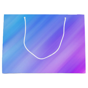 Bolsa De Regalo Grande Sombra Azul Abstracto